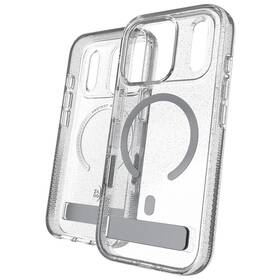 Kryt na mobil ZAGG Milan Snap Kickstand, Camera Button na Apple iPhone 18 Pro Max / 17 Pro Max strieborný


