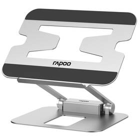 Podstavec pre notebooky Rapoo UCS5001 s magnetickým multiport hubom USBC 5v1 strieborný

