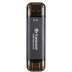SSD externý Transcend ESD310C 2TB, USB-A/USB-C čierny

