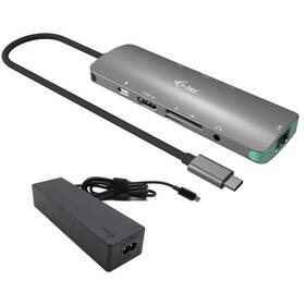 Dokovacia stanica i-tec USB-C Metal Nano 4K HDMI LAN, PD 100 W + Charger 100W 

