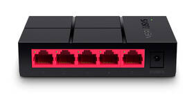 Switch Mercusys MS105G čierna farba
