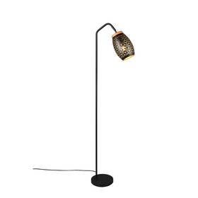 Stojacia lampa Reality BIDAR, E29 zlatá

