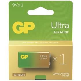 Batéria alkalická GP Ultra 9V (6LF22), 1 ks 


