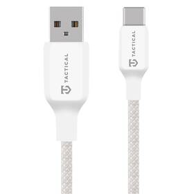 Kábel Tactical Stitch Thread USB-A/USB-C 0,3m biely

