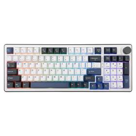 Klávesnica White Shark EXCALIBUR, KTT Wine Red, US layout biela

