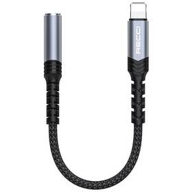 Redukcia Recci RDS-A23 Lightning/3,5mm jack čierna

