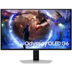 Herný monitor Samsung Odyssey G6 strieborný

