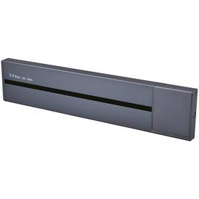 Zásuvková lišta Viking 40 cm, na 5 modulov, povrchová sivá


