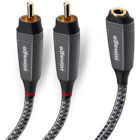 Kábel Himage HIAJACK32RCAX15MFG audio 1,5 m čierny

