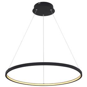 Závesné svietidlo GLOBO Ralph, 60 cm, LED, 29W čierne

