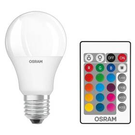 LED žiarovka Osram Classic A 60 9,4W Frosted E27 RGB TW DIM stmívatelná dálkový ovladač 

