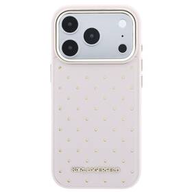 Kryt na mobil Karl Lagerfeld PU Perforated Gold Dots MagSafe na Apple iPhone 17 Pro ružový

