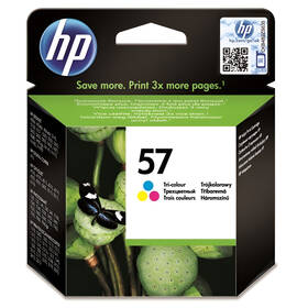 Cartridge HP 57, 500 strán - CMY 

