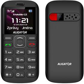 Mobilný telefón Aligator A720 4G Senior čierny

