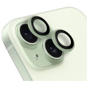 Tvrdené sklo Obal:Me Lens Protector na Apple iPhone 15/15 Plus zelené

