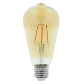 LED žiarovka Tesla Lightning ST64 vintage, E27, 4,2 W, teplá biela 

