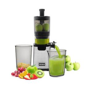 Odšťavovač Tesla SlowJuicer SJ770 XXL Deluxe čierny/strieborný

