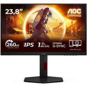 Herný monitor AOC 24G4ZR čierny

