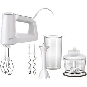 Ručný šľahač Braun HM 3135 biely

