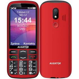 Mobilný telefón Aligator A830 Senior červený

