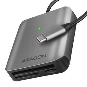  Čítačka pamäťových kariet Axagon Card Reader  USB-C 3.2 Gen 1, 3-slot & lun SD/microSD/CF, UHS-II