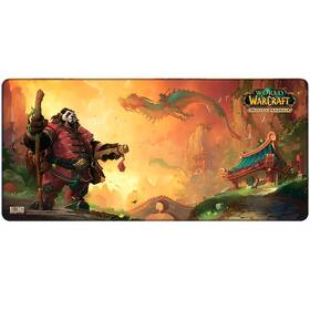 Podložka pod klávesnicu a myš FSH World Of WarCraft:  Pandaren With Lanterns, XL oranžová

