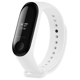 Remienok FIXED Silicone Strap na Xiaomi Mi Band 3/4 biely

