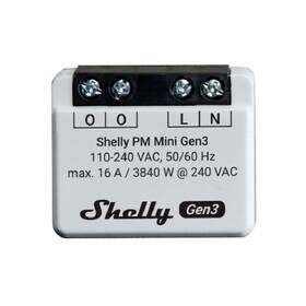 Modul Shelly Gen3 PM Mini, spínací modul, WiFi 


