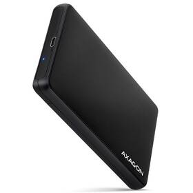 Externý rámček Axagon SLIDE box 2.5" USB-C 3.2 Gen 1, SATA 6G čierny

