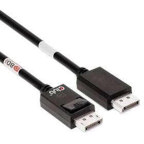 Kábel Club3D DisplayPort 2.1 / DisplayPort 2.1, 4K120Hz/8K60Hz HDR (M/M), 1,2m čierny

