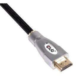 Kábel Club3D HDMI 2.0, High Speed 4K, 5m sivý

