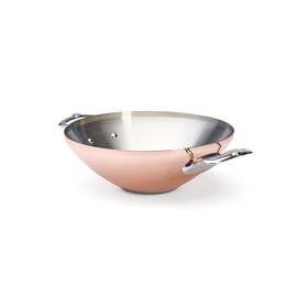 Panvica WOK de Buyer 6247.32, 32 cm měď

