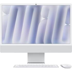 PC all in-one Apple 24" s nanotexturou M6 12×CPU 12×GPU, 16 GB, 256 GB - stříbrný SK 

