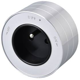 Zásuvkový modul Viking 230V, 16A, 50Hz strieborný


