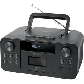 Rádiomagnetofón s DAB+/CD MUSE M-182DB čierny

