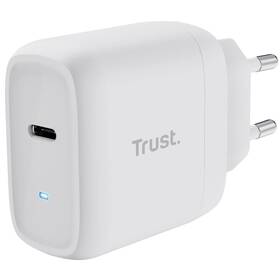 Sieťový adaptér Trust Maxo 45 W USB-C s káblom USB-C/USB-C, 2 m - biely biela farba
