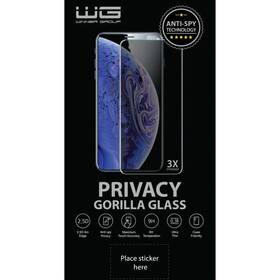 Tvrdené sklo WG Anti-Spy na Apple iPhone 16 Pro Max čierne

