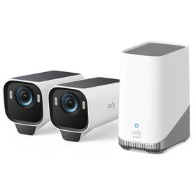 IP kamera Anker eufy S3 Pro 4K (3 ks + HomeBase 3) biely

