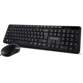 Klávesnica s myšou YENKEE YKM 1007CS Combo Air čierna

