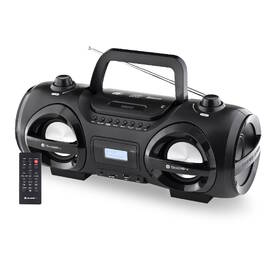 Rádioprijímač DAB+/CD GoGEN CDM 425 BTDAB čierny/strieborný

