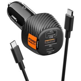 Adaptér do auta Spigen Essential 113 W čierny

