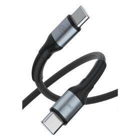 Kábel 3mk rýchlonabíjací Hyper Cable N-SERIES USB-C / USB-C, Power Delivery, QC 3.0, 240W, 3m čierny

