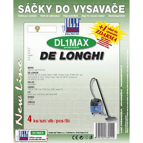 Vrecká pre vysávače Jolly MAX DL 1 (4 ks) 

