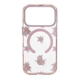 Kryt na mobil WG Floral Magnet Apple iPhone 17 Pro ružový

