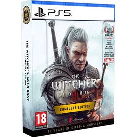 Hra CD Projekt PlayStation 5 The Witcher 3: The Wild Hunt - Complete Edition  + 10th Anniversary Steelbook (5908305250463)