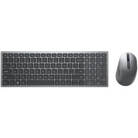 Klávesnica s myšou Dell Multi-Device KM7120W, CZ/SK sivá

