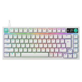 Klávesnica Logitech G316 X 75 - US INT'L layout biela

