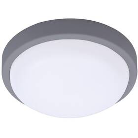 LED stropné svietidlo Solight okrúhle, 13W, 910lm, 4000K, IP54 sivé

