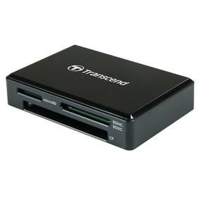 Čítačka pamäťových kariet Transcend RDC8K, USB-C/SDHC, SDXC, microSDHC, microSDXC, CompactFlash čierna

