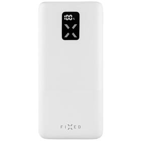 Powerbank FIXED Zen 20 s LCD displejom a výstupom PD 20W, 20 000 mAh biela

